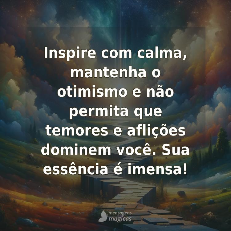 Inspire Calma E Otimismo Domine Temores